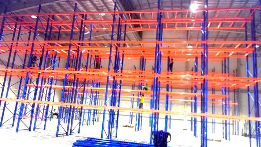 Multi-tier storage rack installation - Warehouse optimization project by Shelves and Storage Equipment